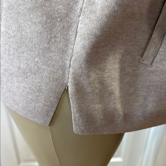 Women's Beige Zip-Up Jacket - Picture 6 of 8